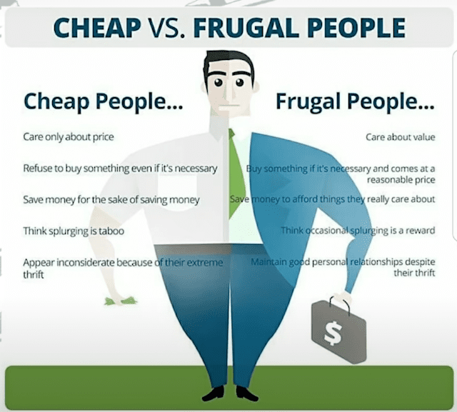 Frugal and Rich